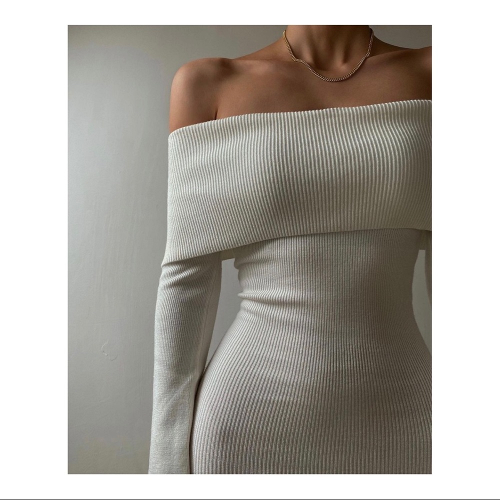 Zara Long Knit Dress - Picture 3 of 15